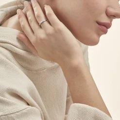 Histoire d'Or Bague Solitaire Aramis Or Blanc Diamant Clearance