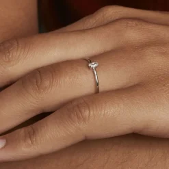 Histoire d'Or Bague Solitaire Argent Blanc 1er Solitaire Oxyde De Zirconium Best