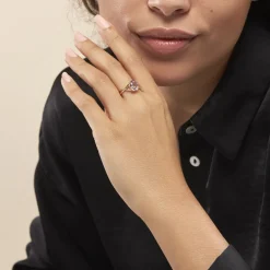 Histoire d'Or Bague Solitaire Armaelle Or Jaune Amethyste or jaune améthyste violette Discount