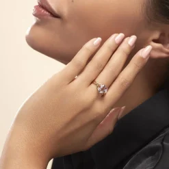 Histoire d'Or Bague Solitaire Armaelle Or Jaune Amethyste or jaune améthyste violette Discount