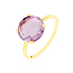Histoire d'Or Bague Solitaire Armantia Or Jaune Amethyste