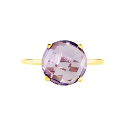 Histoire d'Or Bague Solitaire Armantia Or Jaune Amethyste