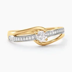 Histoire d'Or Bague Solitaire Armelle De Zirconium or jaune oxyde Online