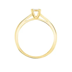 Histoire d'Or Bague Solitaire Artemis or jaune diamant