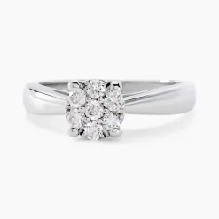 Histoire d'Or Bague Solitaire Artemis Or Blanc Diamant Discount