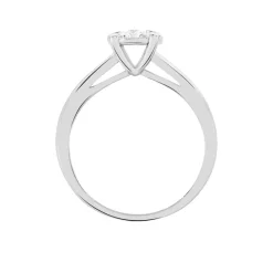 Histoire d'Or Bague Solitaire Artemis Or Blanc Diamant Discount