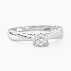 Histoire d'Or Bague Solitaire Artemis or blanc diamant Discount