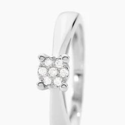 Histoire d'Or Bague Solitaire Artemis or blanc diamant Discount