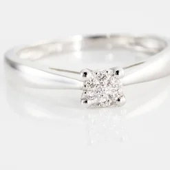 Histoire d'Or Bague Solitaire Artemis or blanc diamant Discount