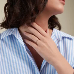 Histoire d'Or Bague Solitaire Athena or jaune diamant