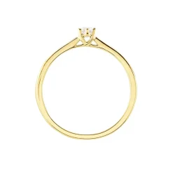 Histoire d'Or Bague Solitaire Athena or jaune diamant Hot