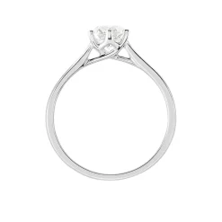 Histoire d'Or Bague Solitaire Athena or blanc diamant Discount