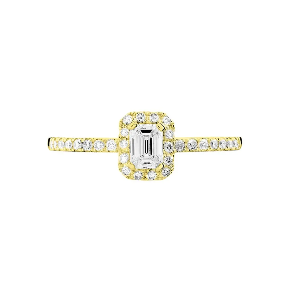 Histoire d'Or Bague Solitaire Barbara Or Jaune Diamant Outlet