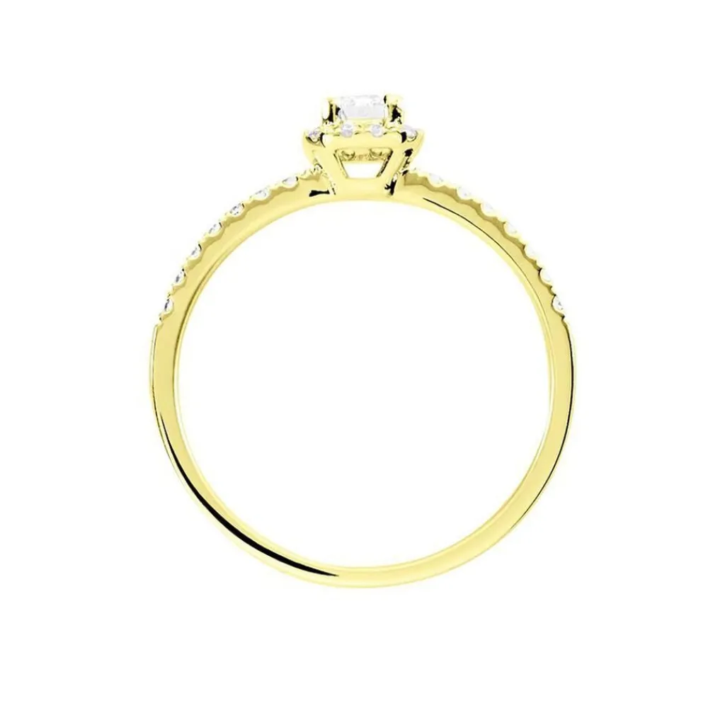 Histoire d'Or Bague Solitaire Barbara Or Jaune Diamant Outlet