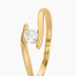 Histoire d'Or Bague Solitaire Camilia De Zirconium or jaune oxyde Best