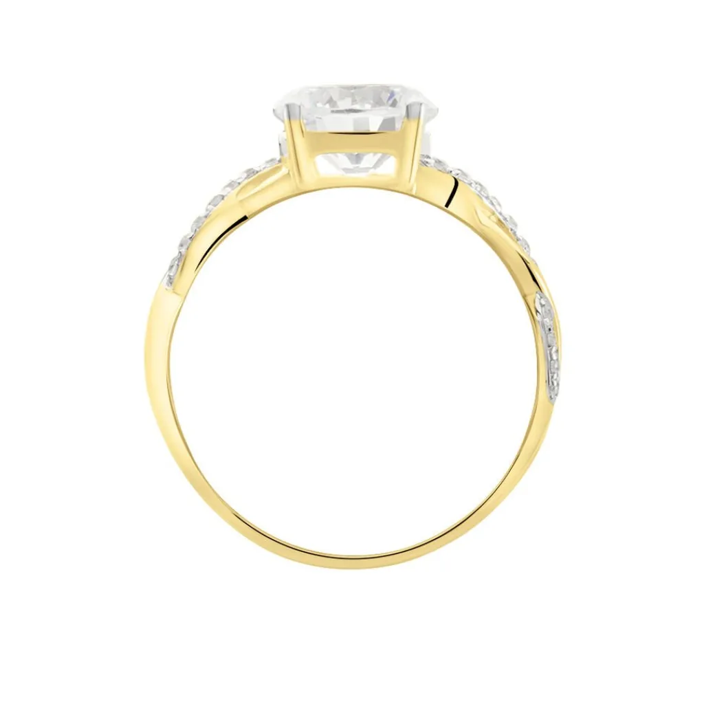 Histoire d'Or Bague Solitaire Caralyn Or Jaune Oxyde De Zirconium Hot