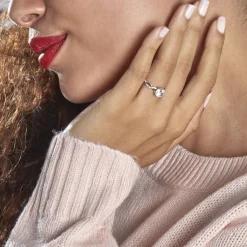 Histoire d'Or Bague Solitaire Caralyn Or Jaune Oxyde De Zirconium Hot