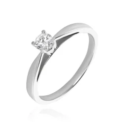 Histoire d'Or Bague Solitaire Celina Or Blanc Diamant Online