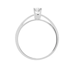 Histoire d'Or Bague Solitaire Celina Or Blanc Diamant Sale