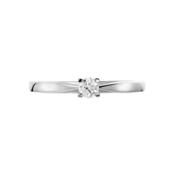 Histoire d'Or Bague Solitaire Celina Or Blanc Diamant