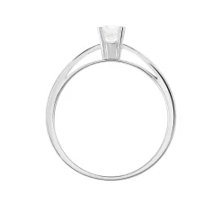 Histoire d'Or Bague Solitaire Celina Or Blanc Diamant Discount