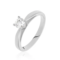 Histoire d'Or Bague Solitaire Celina Or Blanc Diamant Discount
