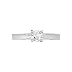 Histoire d'Or Bague Solitaire Celina Or Blanc Diamant Discount