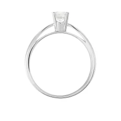 Histoire d'Or Bague Solitaire Celina Or Blanc Diamant Discount