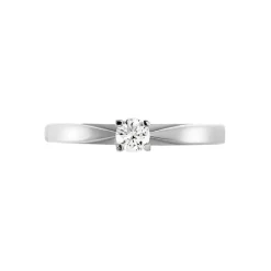 Histoire d'Or Bague Solitaire Celina Or Blanc Diamant