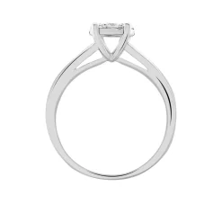 Histoire d'Or Bague Solitaire Charlene Or Blanc Diamant Synthetique Discount