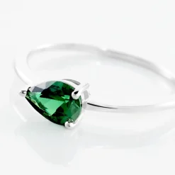 Histoire d'Or Bague Solitaire Cheick Argent Oxyde De Zirconium argent blanc oxyde Discount