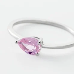 Histoire d'Or Bague Solitaire Cheick Argent Oxyde De Zirconium argent blanc oxyde Clearance