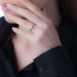 Histoire d'Or Bague Solitaire Collection Grace Or Blanc Diamant Online