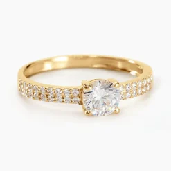 Histoire d'Or Bague Solitaire Dayna De Zirconium or jaune oxyde Clearance