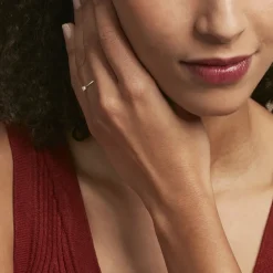 Histoire d'Or Bague Solitaire 1er Solitaire Argent Blanc Oxyde De Zirconium Clearance