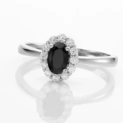 Histoire d'Or Bague Solitaire Eulalio Argent Blanc Oxyde De Zirconium Clearance