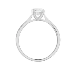 Histoire d'Or Bague Solitaire Fiona Or Blanc Diamant Synthetique or blanc diamant synthétique New