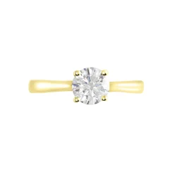 Histoire d'Or Bague Solitaire Fiona Or Jaune Diamant Synthetique Outlet