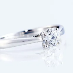 Histoire d'Or Bague Solitaire Fiona Or Blanc Diamant Synthetique or blanc diamant synthétique Hot