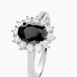 Histoire d'Or Bague Solitaire Gabor Argent Blanc Oxyde De Zirconium Outlet