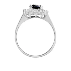 Histoire d'Or Bague Solitaire Gabor Argent Blanc Oxyde De Zirconium Outlet