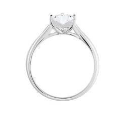 Histoire d'Or Bague Solitaire Geranium Argent Blanc Oxyde De Zirconium Outlet