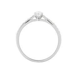 Histoire d'Or Bague Solitaire Hemera Or Blanc Diamant Online