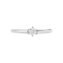 Histoire d'Or Bague Solitaire Ihsane Or Blanc Diamant Online