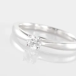 Histoire d'Or Bague Solitaire Iris or blanc diamant Online