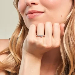 Histoire d'Or Bague Solitaire Iris or blanc diamant Online