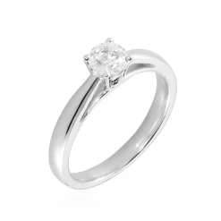Histoire d'Or Bague Solitaire Iris or blanc diamant Online