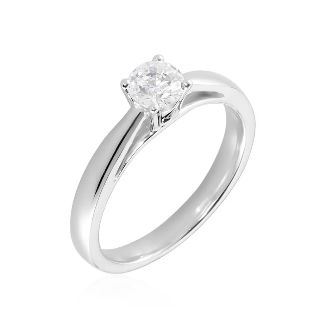 Histoire d'Or Bague Solitaire Iris or blanc diamant Online