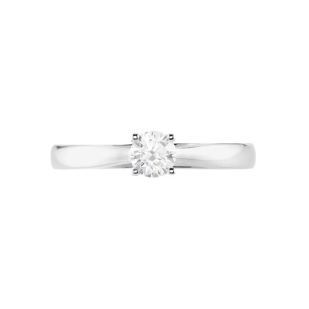 Histoire d'Or Bague Solitaire Iris or blanc diamant Online