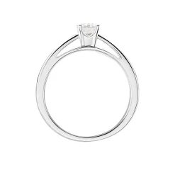 Histoire d'Or Bague Solitaire Iris or blanc diamant Sale